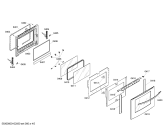 Схема №4 C301UW с изображением Панель для духового шкафа Bosch 00368432