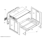 Схема №1 HB300650 с изображением Панель управления для духового шкафа Siemens 00661304