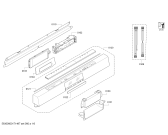 Схема №3 SN26T298GB Made in Germany iQ500 с изображением Передняя панель для посудомойки Siemens 00746686