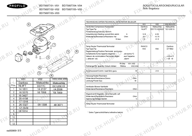 Схема №2 X5KCUBR30H с изображением Контейнер для холодильной камеры Bosch 00267021