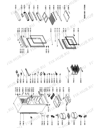 Схема №1 ART 876/G/RED с изображением Дверь для холодильной камеры Whirlpool 481944269269