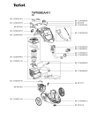 Схема №2 TW7695EA/411 с изображением Крышка для пылесоса Tefal RS-2230001361