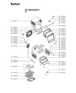 Схема №1 OF180270/B7 с изображением Обшивка для духового шкафа Tefal SS-189099