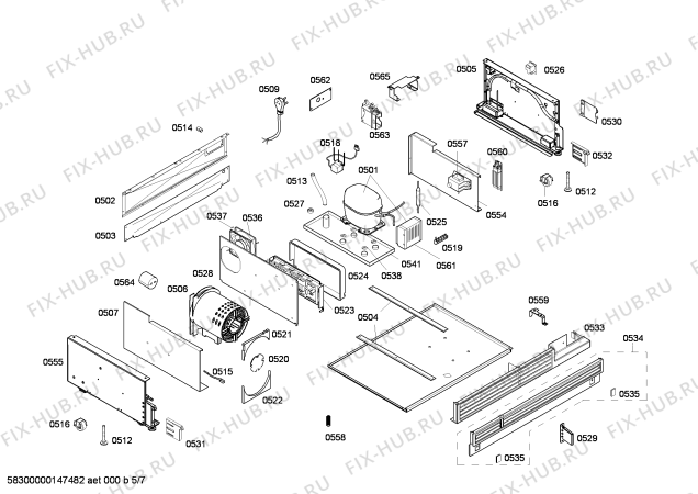 Схема №3 CIW24MIGL1 KWT 1611 SF с изображением Монтажный набор для холодильника Bosch 00672998