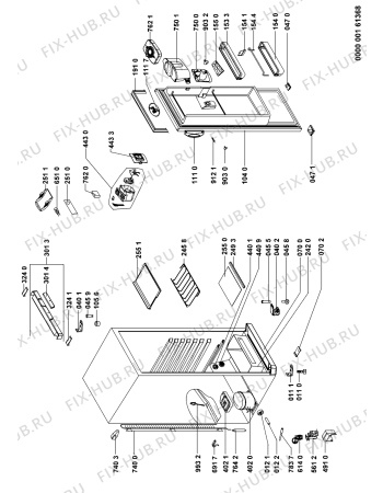 Схема №1 WM1649WAQUA (F091209) с изображением Инструкция по эксплуатации для холодильника Indesit C00346014