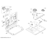 Схема №3 HEB33D550 с изображением Фронтальное стекло для электропечи Bosch 00688390
