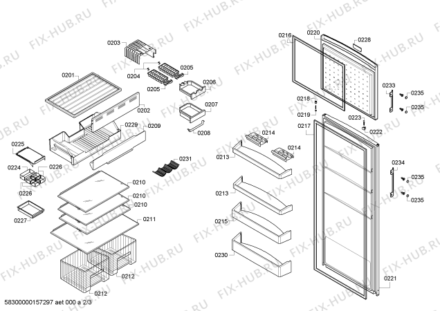 Схема №3 KGS39A60 с изображением Шарнир крышки для холодильной камеры Bosch 00617166