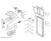 Схема №3 BD4365ANFM с изображением Дверь морозильной камеры для холодильной камеры Bosch 00684015