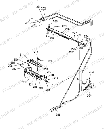 Схема №5 D120GW (F032415) с изображением Переключатель для электропечи Indesit C00240304