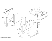 Схема №5 HGD74W255N с изображением Столешница для плиты (духовки) Bosch 00711979