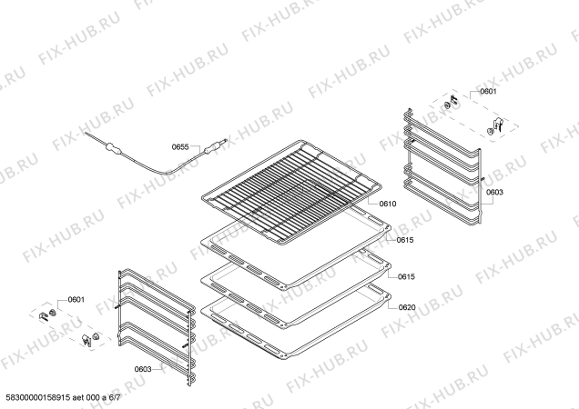 Схема №4 HC778540U с изображением Ручка выбора температуры для плиты (духовки) Siemens 00621994