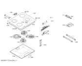 Схема №1 T1533N0 с изображением Стеклокерамика для духового шкафа Bosch 00476993