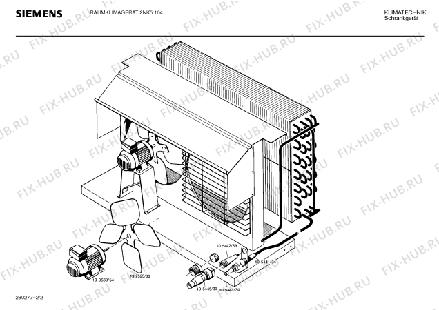 Взрыв-схема стиральной машины Siemens Ag 2NK5104 - Схема узла 02
