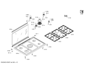 Схема №3 HSG722054M Bosch с изображением Ручка выбора температуры для плиты (духовки) Bosch 00624595