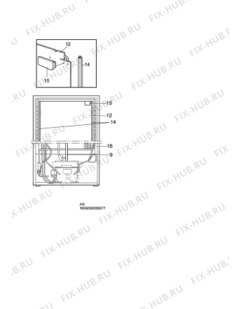 Взрыв-схема холодильника Electrolux MR280C - Схема узла C10 Cold, users manual