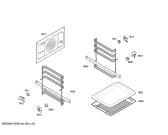 Схема №4 3HB506E horno.balay.2d.indp.CF_m.E0_TIF.inox с изображением Передняя часть корпуса для духового шкафа Bosch 00678530