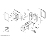 Схема №5 RF463304 Gaggenau с изображением Держатель для холодильной камеры Bosch 10005889