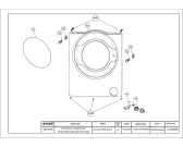 Схема №5 WMY 61031 PTYB3 (7146441200) с изображением Порошкоприемник (дозатор) для стиральной машины Beko 2421202200