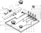 Схема №1 P60V1BK (F015898) с изображением Руководство для электропечи Indesit C00173554