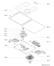Схема №1 EKS 6640/IN с изображением Керамическая поверхность для электропечи Whirlpool 481244039783