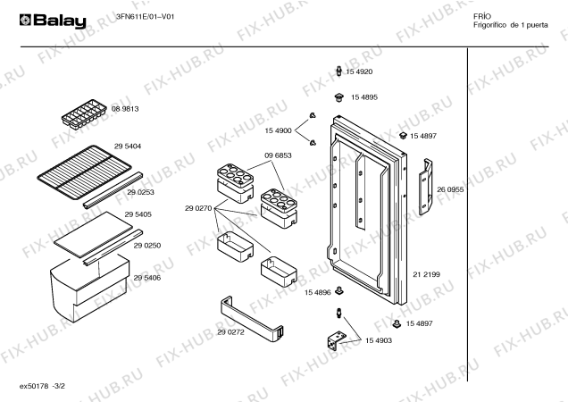 Схема №2 5FN112E с изображением Кнопка для холодильника Bosch 00160663