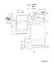 Схема №4 ADP 300 WH с изображением Панель для электропосудомоечной машины Whirlpool 481010731053