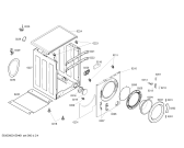 Схема №3 CWF10E160W Constructa с изображением Рама люка для стиралки Siemens 00708211