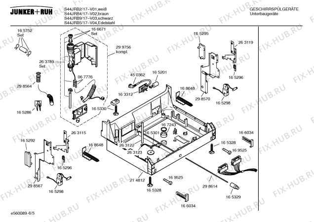 Схема №4 S44JRB4 с изображением Переключатель для посудомоечной машины Bosch 00172621
