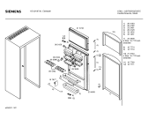 Схема №3 KS32V97 с изображением Петля двери для холодильника Siemens 00167773