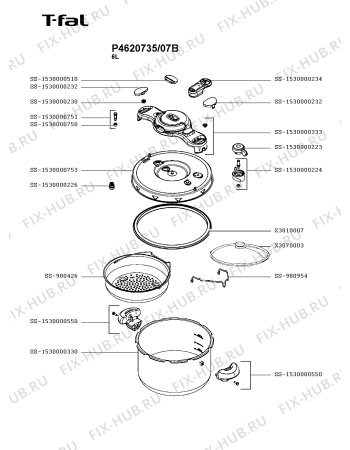 Схема №1 P4620667/07C с изображением Кастрюля для духовки Seb SS-1530000753