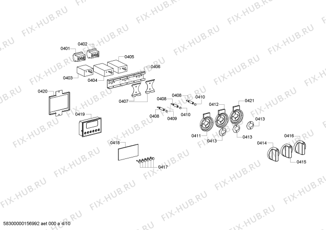 Схема №6 SOH25G2S0N с изображением Держатель для плиты (духовки) Bosch 00655181