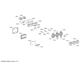 Схема №6 HSB785055N с изображением Зажим для плиты (духовки) Bosch 00497886