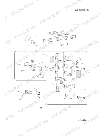 Взрыв-схема холодильника Ariston MBM1812F0 (F037248) - Схема узла