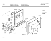 Схема №3 SGI43A46 с изображением Передняя панель для посудомойки Bosch 00436212