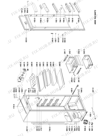 Схема №1 905.2.12 с изображением Преобразователь для холодильника Whirlpool 481251148486