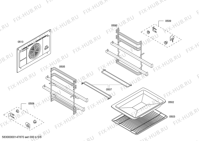 Схема №4 3HB560XP horno.balay.py.2d.CFg.E3_MCT_X.pt_bs.inx с изображением Модуль управления, незапрограммированный для плиты (духовки) Bosch 00700140