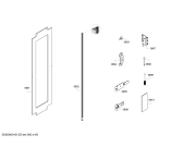 Схема №4 T24IF800SP с изображением Шарнир крышки для холодильной камеры Bosch 00623713