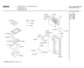 Схема №1 KSV25640 с изображением Уплотнитель двери для холодильной камеры Bosch 00238287