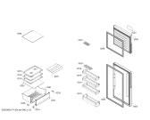 Схема №2 KD33VVI31 Siemens с изображением Дверь для холодильной камеры Siemens 00713198