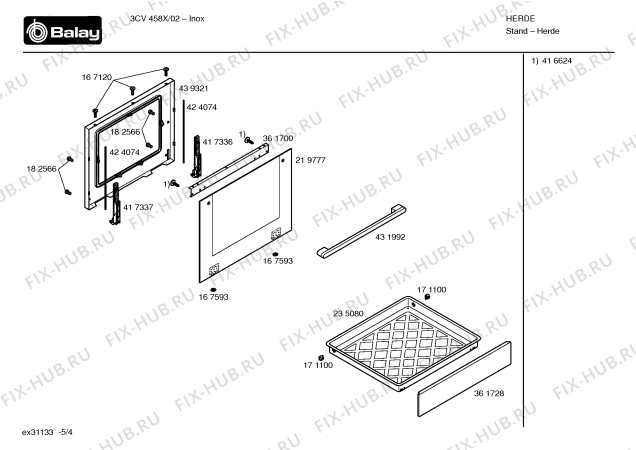 Схема №3 P1C7687XP с изображением Панель для плиты (духовки) Bosch 00361728