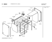 Схема №3 SHU6805UC с изображением Передняя панель для электропосудомоечной машины Bosch 00351665