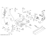 Схема №3 SMS50E12FF с изображением Силовой модуль запрограммированный для посудомойки Siemens 00750150