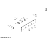 Схема №5 4HB417X Horno lynx ind.inox.multf.guias с изображением Передняя часть корпуса для электропечи Bosch 00675560