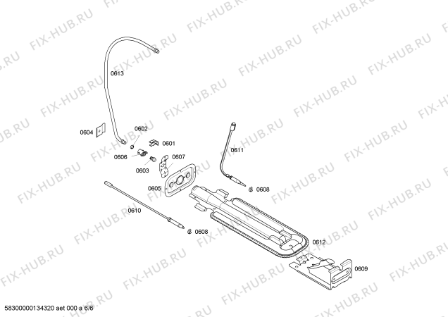 Взрыв-схема плиты (духовки) Continental FEF14X80ED GRAND PRIX I INOX EMB - Схема узла 06