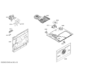 Схема №5 HBN211E0 с изображением Панель управления для электропечи Bosch 00702342
