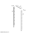 Схема №6 T18BD80FL с изображением Монтажный набор для холодильной камеры Bosch 00679233