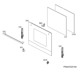 Схема №1 OV19 602-451-94 с изображением Дверка для электропечи Electrolux 3578678058