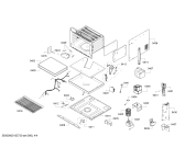 Схема №3 C57W40N0 с изображением Панель управления для плиты (духовки) Bosch 00682885