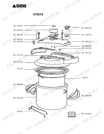 Схема №1 410680 с изображением Сотейника Seb SS-980339