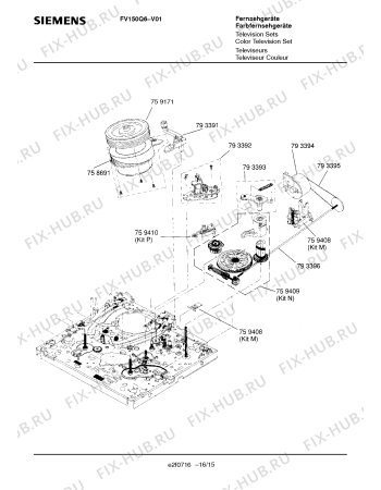 Схема №9 FV150Q6 с изображением Модуль тюнера для жк-телевизора Siemens 00759654